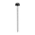 This is an image of Timco - Polymer Headed Pins - A4 Stainless Steel - Black 40mm (250 PCS Box) PP40BL