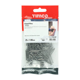 This is an image of Timco - Panel Pins - Bright 25 x 1.60mm (250 PCS TIMpac) PPB25P