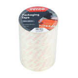 This is an image of Timco - Packaging Tape - Clear 50m x 48mm (3 PCS Roll Pack) PCSPTC