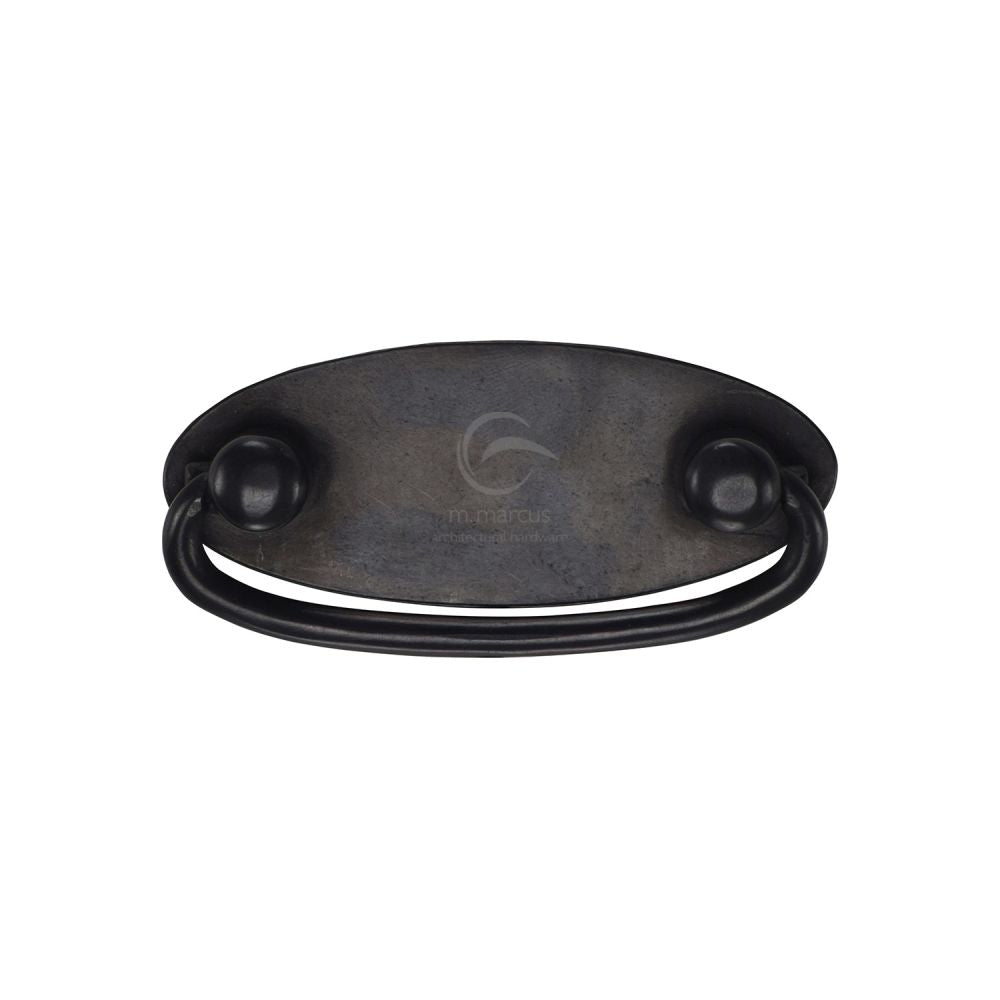 M.Marcus - Rustic Dark Bronze Oval Drop Pull