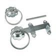 This is an image of Timco - Ring Gate Latch - Plain - Zinc 6" (1 Each Plain Bag) RGL6ZB