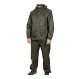 This is an image of Timco - Rain Jacket & Trousers - Green Medium (1 Each Bag) RJT801GM