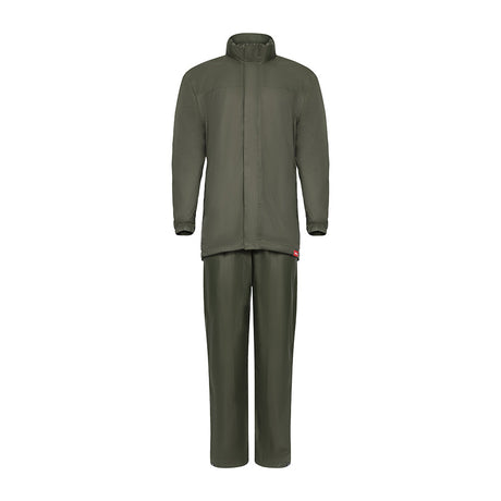 This is an image of Timco - Rain Jacket & Trousers - Green X Large (1 Each Bag) RJT801GXL