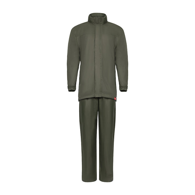 This is an image of Timco - Rain Jacket & Trousers - Green X Large (1 Each Bag) RJT801GXL