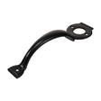 This is an image of Timco - Escutcheon Handle - Black 8" (1 Each Plain Bag) RLEH8BB