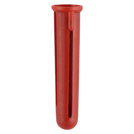 This is an image of Timco - Plastic Plugs - Red 30mm - (30 PCS TIMpac) RPLUGP