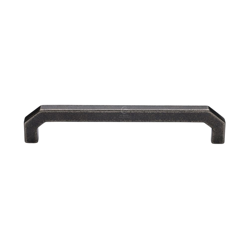 M.Marcus - Rustic Pewter Cabinet Pull Angular Design 160mm CTC