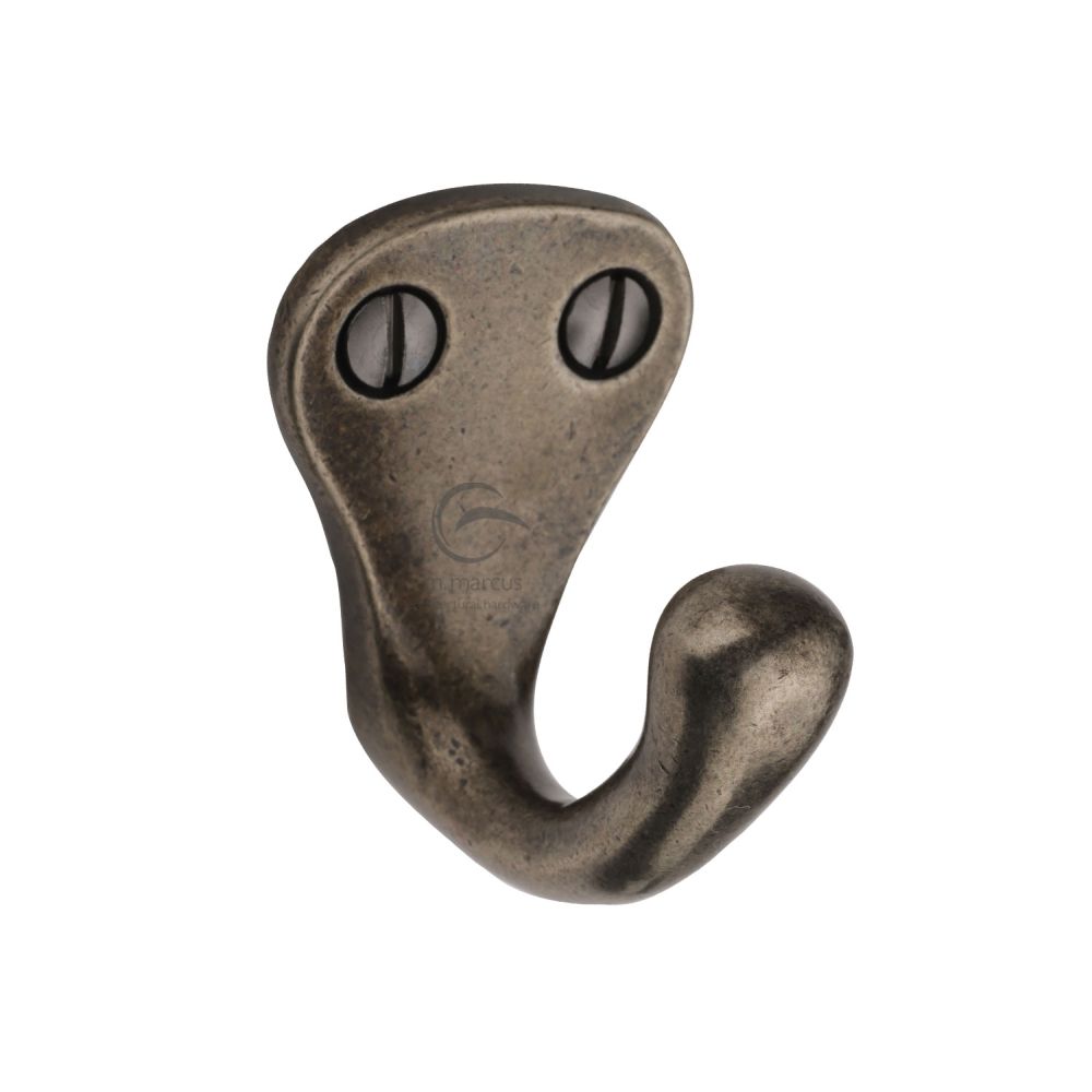 M.Marcus - Rustic Pewter Single Coat Hook