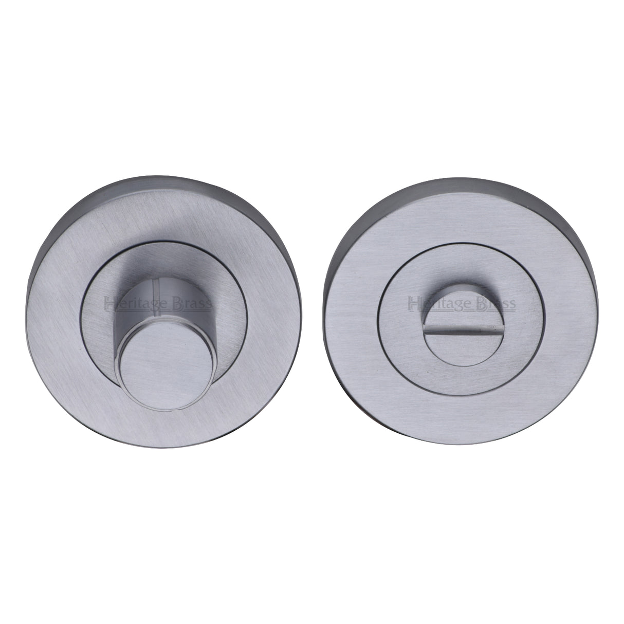 High quality image of the Heritage Brass Thumbturn & Emergency Release Satin Chrome Finish | Sku. rs2030-sc | Discounted prices available from Trade Door Handles