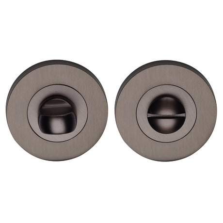 High quality image of the Heritage Brass Thumbturn &amp; Emergency Release Matt Bronze Finish
 | Sku. rs4049-mb | Discounted prices available from Trade Door Handles