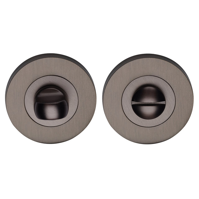 High quality image of the Heritage Brass Thumbturn &amp; Emergency Release Matt Bronze Finish
 | Sku. rs4049-mb | Discounted prices available from Trade Door Handles