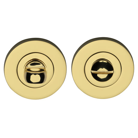 High quality image of the Heritage Brass Thumbturn &amp; Emergency Release Polished Brass Finish
 | Sku. rs4049-pb | Discounted prices available from Trade Door Handles