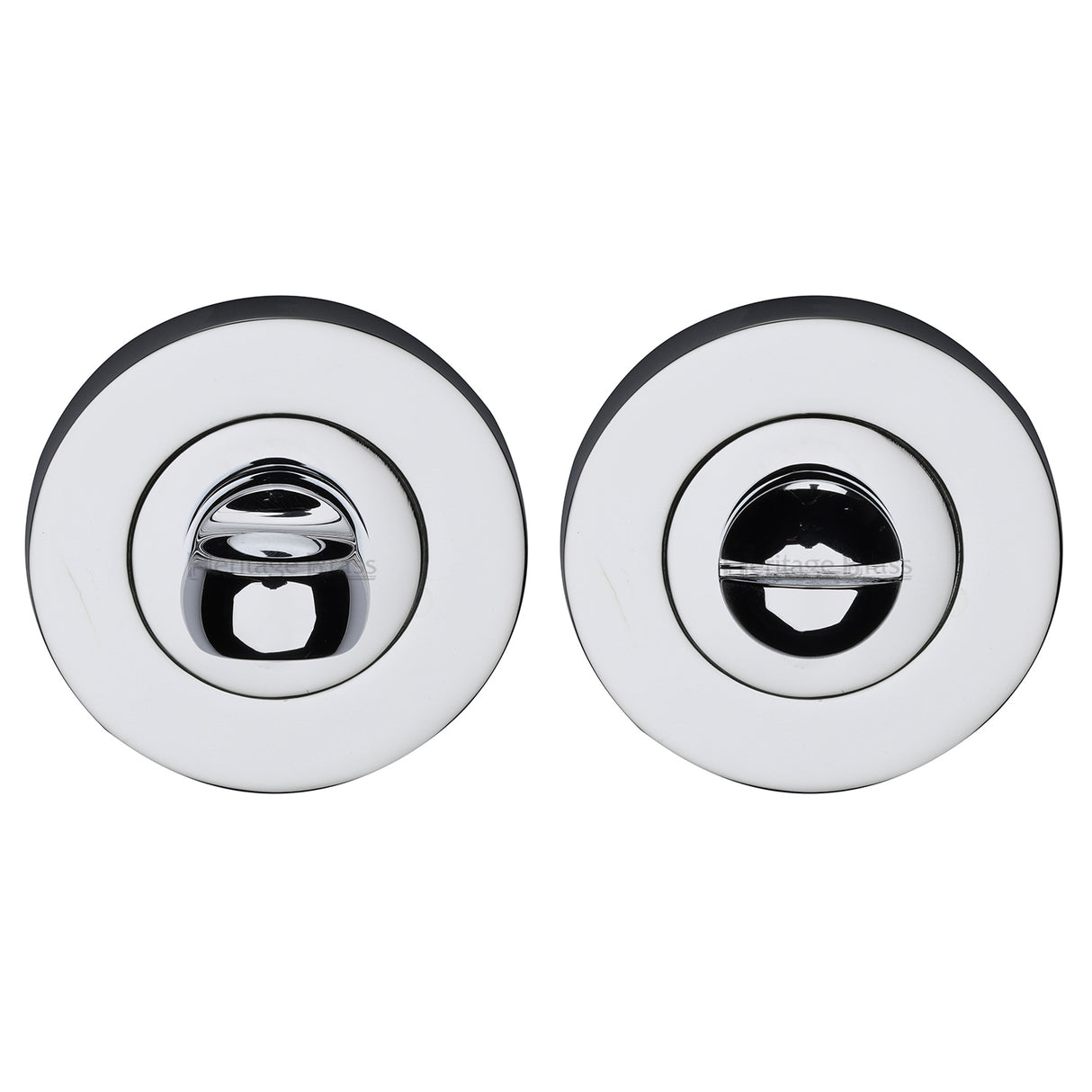High quality image of the Heritage Brass Thumbturn &amp; Emergency Release Polished Chrome Finish
 | Sku. rs4049-pc | Discounted prices available from Trade Door Handles