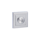 Quality image of STATUS WC Turn and Release on Square Rose - Polished Chrome | Sku. s2wcspc | available from Trade Door Handles.