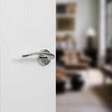Quality image of STATUS Arizona Door Handle Pack (Latch Set - 3" CE Latch, 3" Fire Rated Hinges x3) - Polished Chrome | Sku. adps22rpc2 | available from Trade Door Handles.