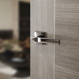 Quality image of STATUS Kansas Lever Door Handle on Square Rose - Black Nickel | Sku. s24sbn | available from Trade Door Handles.