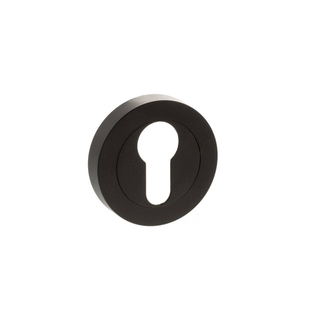 Quality image of STATUS Euro Escutcheons on Round Rose - Urban Dark Bronze | Sku. s2escerudb | available from Trade Door Handles.