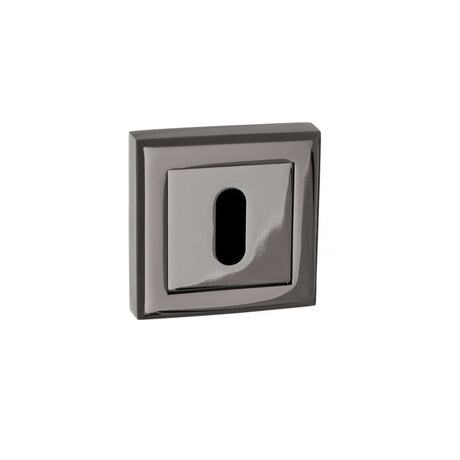 Quality image of STATUS Key Escutcheons on Square Rose - Black Nickel | Sku. s2escksbn | available from Trade Door Handles.