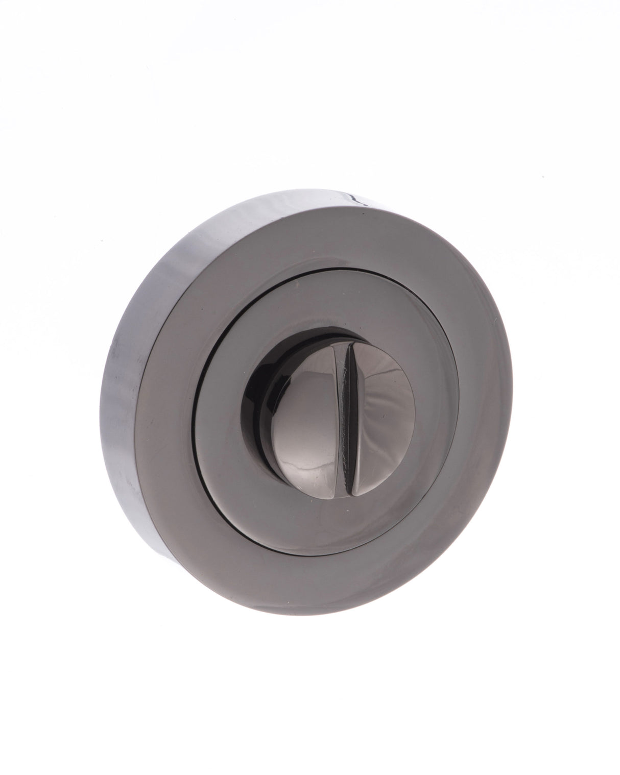 Quality image of STATUS WC Turn and Release on Round Rose - Black Nickel | Sku. s2wcrbn | available from Trade Door Handles.
