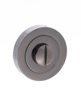 Quality image of STATUS WC Turn and Release on Round Rose - Black Nickel | Sku. s2wcrbn | available from Trade Door Handles.