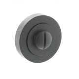 Quality image of STATUS WC Turn and Release on Round Rose - Matt Black | Sku. s2wcrmb | available from Trade Door Handles.