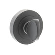 Quality image of STATUS WC Turn and Release on Round Rose - Matt Black | Sku. s2wcrmb | available from Trade Door Handles.