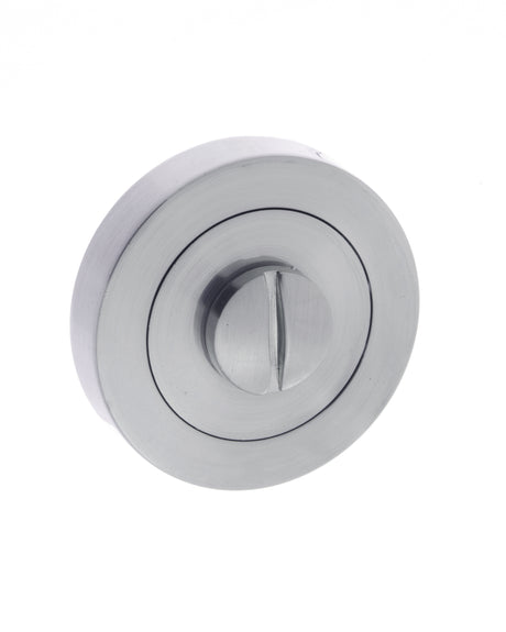 Quality image of STATUS WC Turn and Release on Round Rose - Satin Chrome | Sku. s2wcrsc | available from Trade Door Handles.