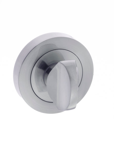 Quality image of STATUS WC Turn and Release on Round Rose - Satin Chrome | Sku. s2wcrsc | available from Trade Door Handles.