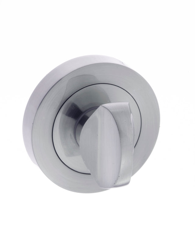 Quality image of STATUS WC Turn and Release on Round Rose - Satin Chrome | Sku. s2wcrsc | available from Trade Door Handles.
