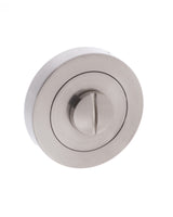 Quality image of STATUS WC Turn and Release on Round Rose - Satin Nickel | Sku. s2wcrsn | available from Trade Door Handles.