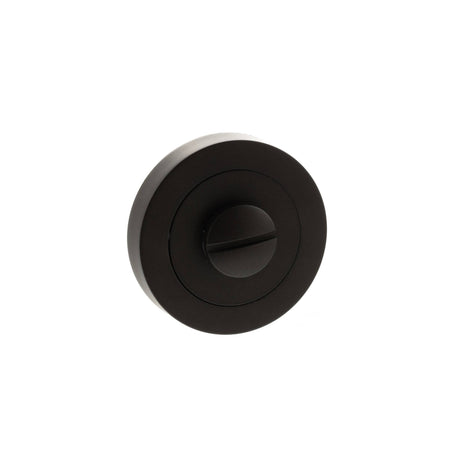 Quality image of STATUS WC Turn and Release on Round Rose - Urban Dark Bronze | Sku. s2wcrudb | available from Trade Door Handles.