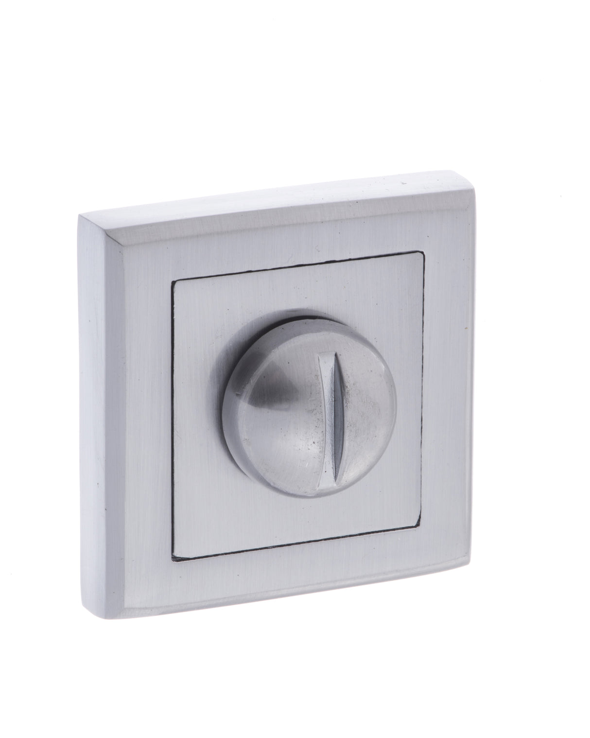 Quality image of STATUS WC Turn and Release on Square Rose - Satin Chrome | Sku. s2wcssc | available from Trade Door Handles.
