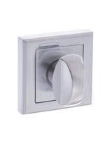 Quality image of STATUS WC Turn and Release on Square Rose - Satin Chrome | Sku. s2wcssc | available from Trade Door Handles.