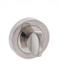 Quality image of STATUS WC Turn and Release on Round Rose - Satin Nickel/Nickel Plate | Sku. s3wcrsnnp | available from Trade Door Handles.