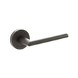 Quality image of STATUS Alabama Lever Door Handle on Round Rose - Urban Dark Bronze | Sku. s43rudb | available from Trade Door Handles.