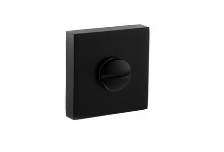 Quality image of STATUS WC Turn and Release on S4 Square Rose - Matt Black | Sku. s4wcsmb | available from Trade Door Handles.