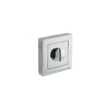 Quality image of STATUS WC Turn and Release on S4 Square Rose - Polished Chrome | Sku. s4wcspc | available from Trade Door Handles.