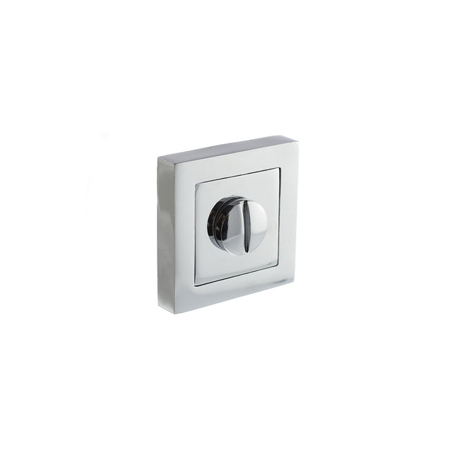 Quality image of STATUS WC Turn and Release on S4 Square Rose - Polished Chrome | Sku. s4wcspc | available from Trade Door Handles.