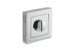 Quality image of STATUS WC Turn and Release on S4 Square Rose - Polished Chrome | Sku. s4wcspc | available from Trade Door Handles.