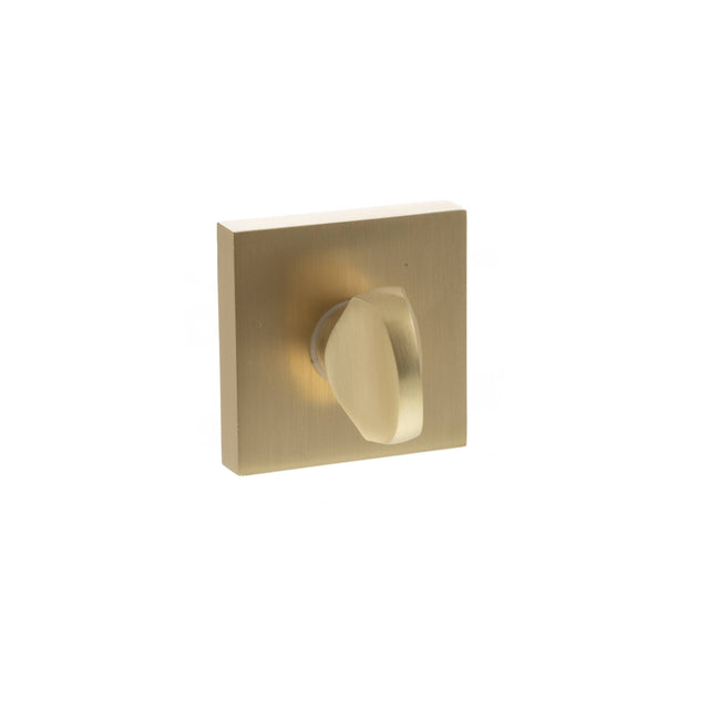 Quality image of STATUS WC Turn and Release on S4 Square Rose - Satin Brass | Sku. s4wcssb | available from Trade Door Handles.