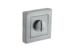 Quality image of STATUS WC Turn and Release on S4 Square Rose - Satin Chrome | Sku. s4wcssc | available from Trade Door Handles.