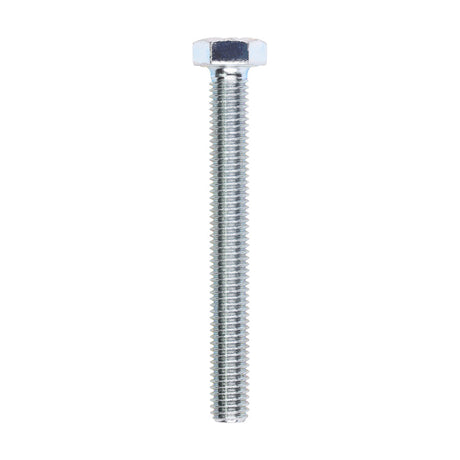 This is an image of Timco - Set Screws - Grade 8.8 - Zinc M8 x 70mm - (100 PCS Box) S870Z100