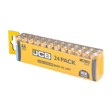 This is an image of Timco - JCB Ultra Alkaline Batteries Trade Pack AA (24 Pieces Pack) S8807