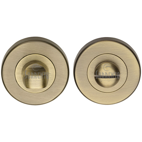 High quality image of the Sorrento Thumbturn & Emergency Release Antique on Zinc finish | Sku. SC-0195-AZ | available to order from Trade Door Handles.