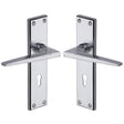 High quality image of the Sorrento Door Handle Lever Lock Swift Design Apollo Finish | Sku. sc-3400-ap | Discounted prices available from Trade Door Handles