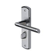 High quality image of the Sorrento Door Handle for Bathroom Mercury Design Apollo Finish | Sku. sc-3530-ap | Discounted prices available from Trade Door Handles