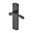 High quality image of the Sorrento Door Handle Lever Latch Luca Design Matt Bronze on Zinc finish | Sku. SC-410-MBZ | available to order from Trade Door Handles.