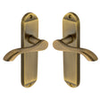 High quality image of the Sorrento Door Handle Lever Latch Aurora Design Antique on Zinc finish | Sku. SC-7360-AZ | available to order from Trade Door Handles.