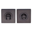 High quality image of the Sorrento Square Thumbturn &amp; Emergency Release Matt Bronze on Zinc Finish
 | Sku. sc-sq0195-mbz | Discounted prices available from Trade Door Handles