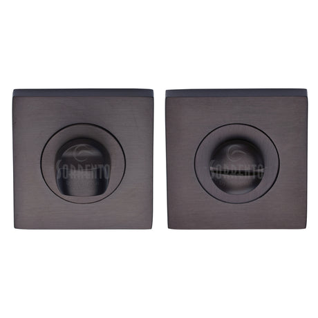 High quality image of the Sorrento Square Thumbturn &amp; Emergency Release Matt Bronze on Zinc Finish
 | Sku. sc-sq0195-mbz | Discounted prices available from Trade Door Handles